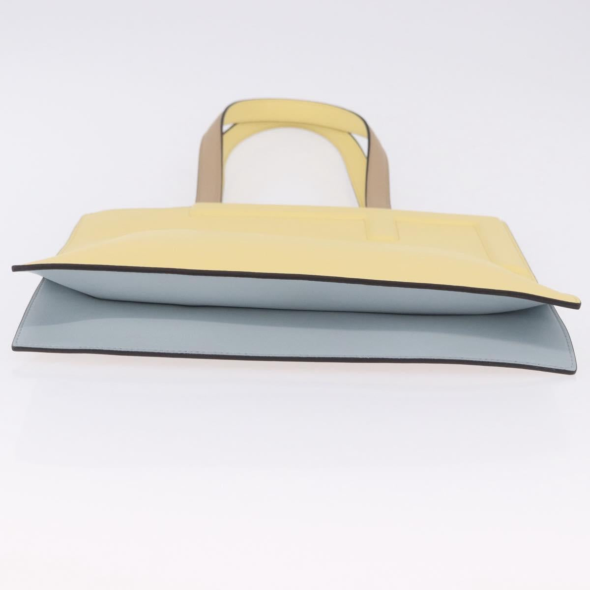 FENDI Tote Bag Leather Yellow Auth ka5585V - Jerrillo image 5