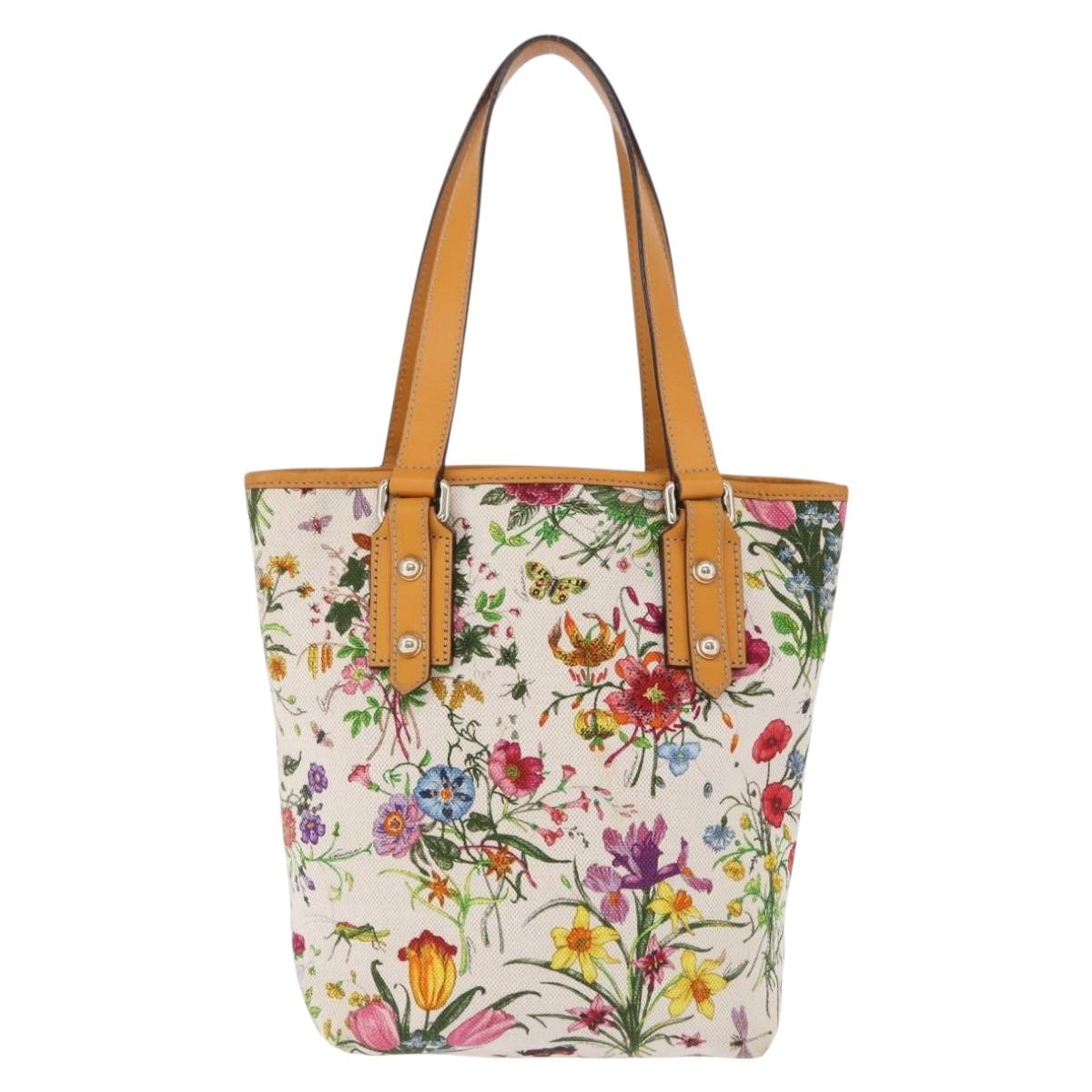 GUCCI Hand Bag Canvas Outlet Multicolor Gold 257250 Auth ka5603A - Jerrillo image 3