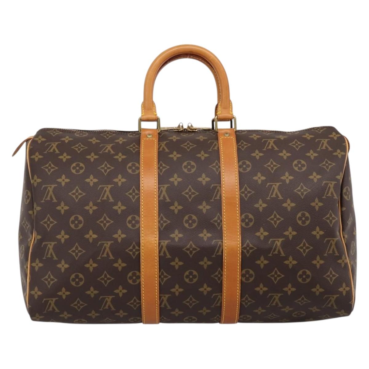 LOUIS VUITTON Monogram Keepall 45 Boston Bag M41428 LV Auth ka5609A - Jerrillo image 2