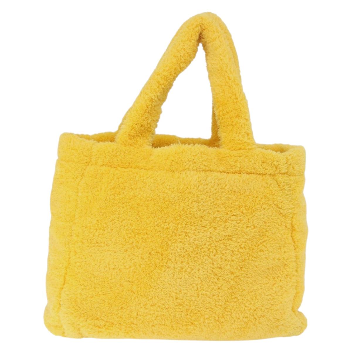 PRADA Tote Bag Pile Yellow Silver Auth ka5626V - Jerrillo image 2