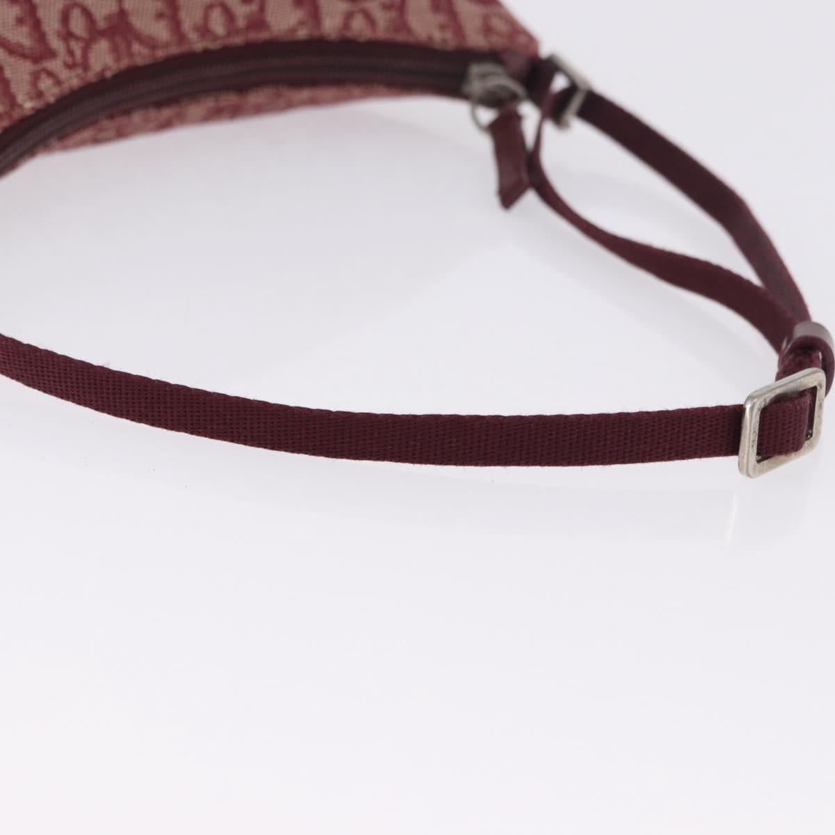 Christian Dior Trotter Canvas Accessory Pouch Red Silver Auth ka5653 - Jerrillo image 8