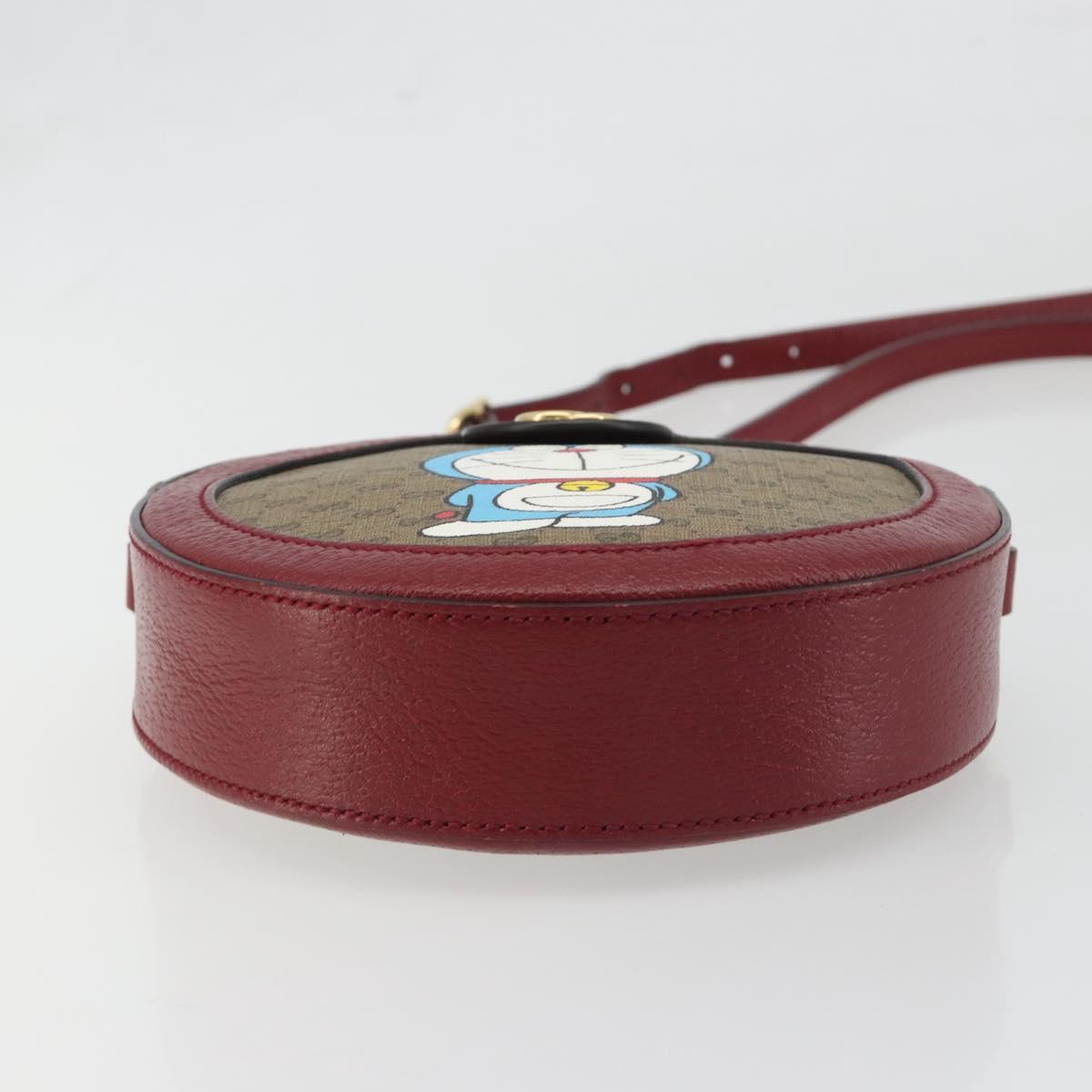 GUCCI Micro GG Supreme Doraemon Collaboration Bag PVC Beige 625216 Auth ka5794M - Jerrillo image 10