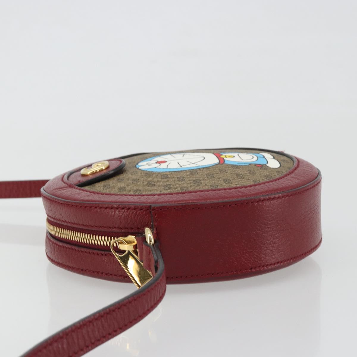 GUCCI Micro GG Supreme Doraemon Collaboration Bag PVC Beige 625216 Auth ka5794M - Jerrillo image 5
