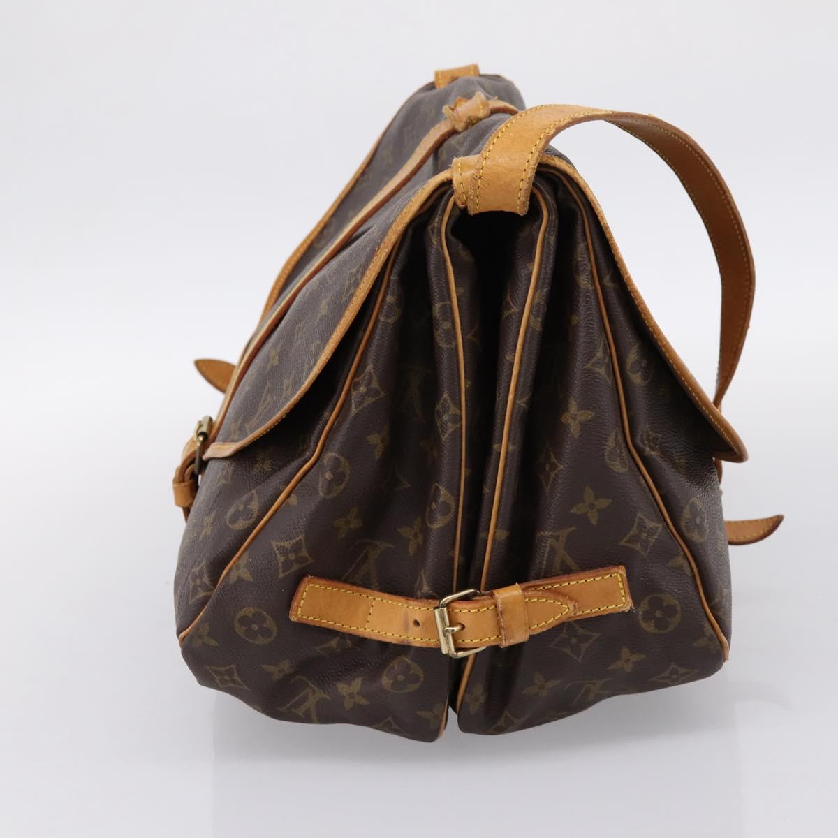 LOUIS VUITTON Monogram Saumur 35 Shoulder Bag M42254 LV Auth ka5862 - Jerrillo image 4