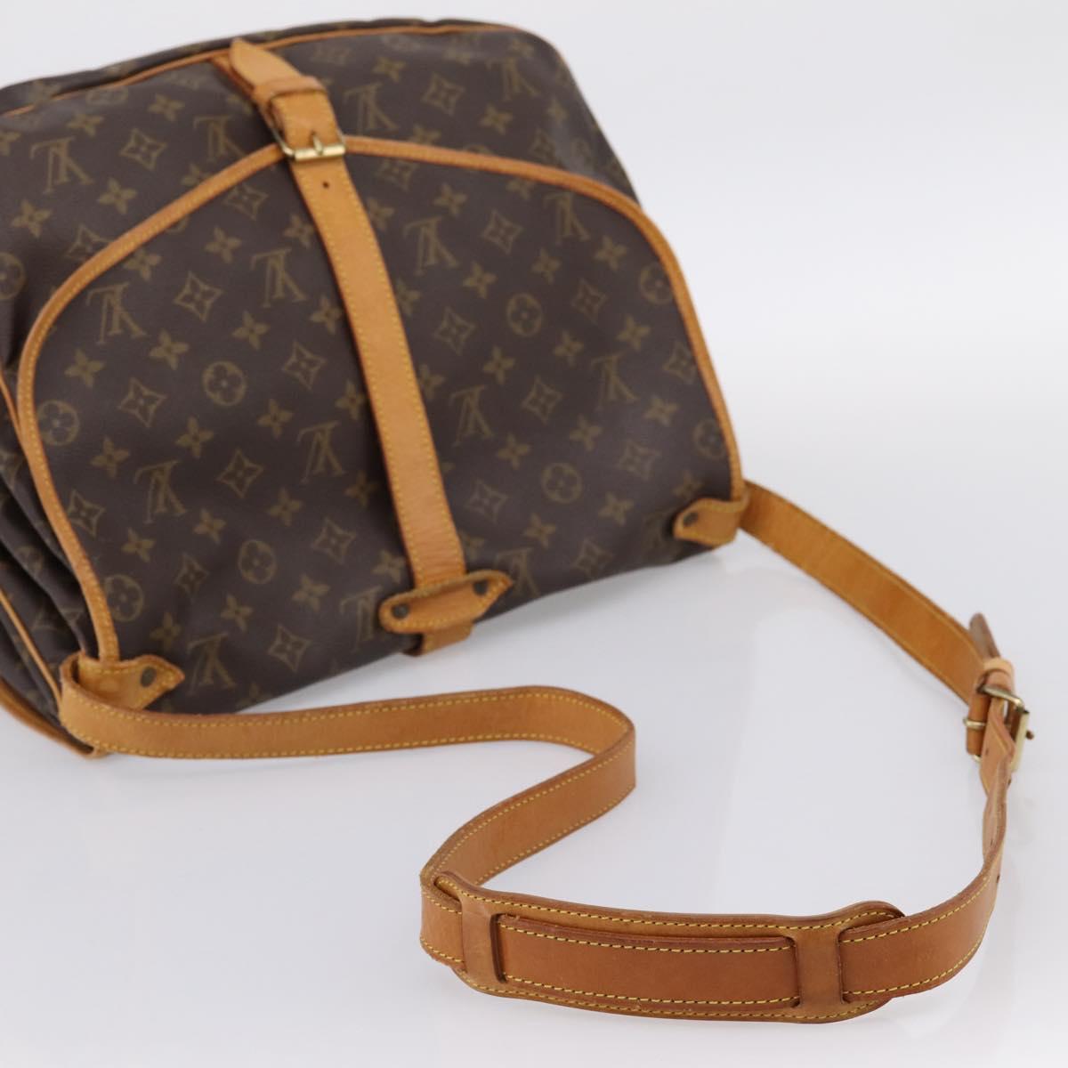 LOUIS VUITTON Monogram Saumur 35 Shoulder Bag M42254 LV Auth ka5862 - Jerrillo image 7