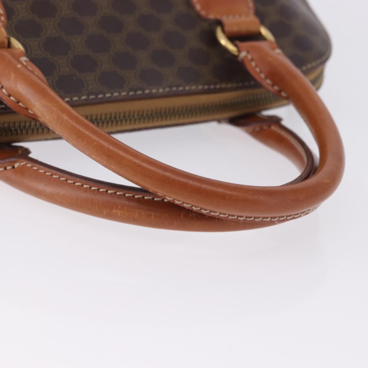 CELINE Macadam Canvas Hand Bag PVC Leather Brown Gold Auth ka5884 - Jerrillo image 7