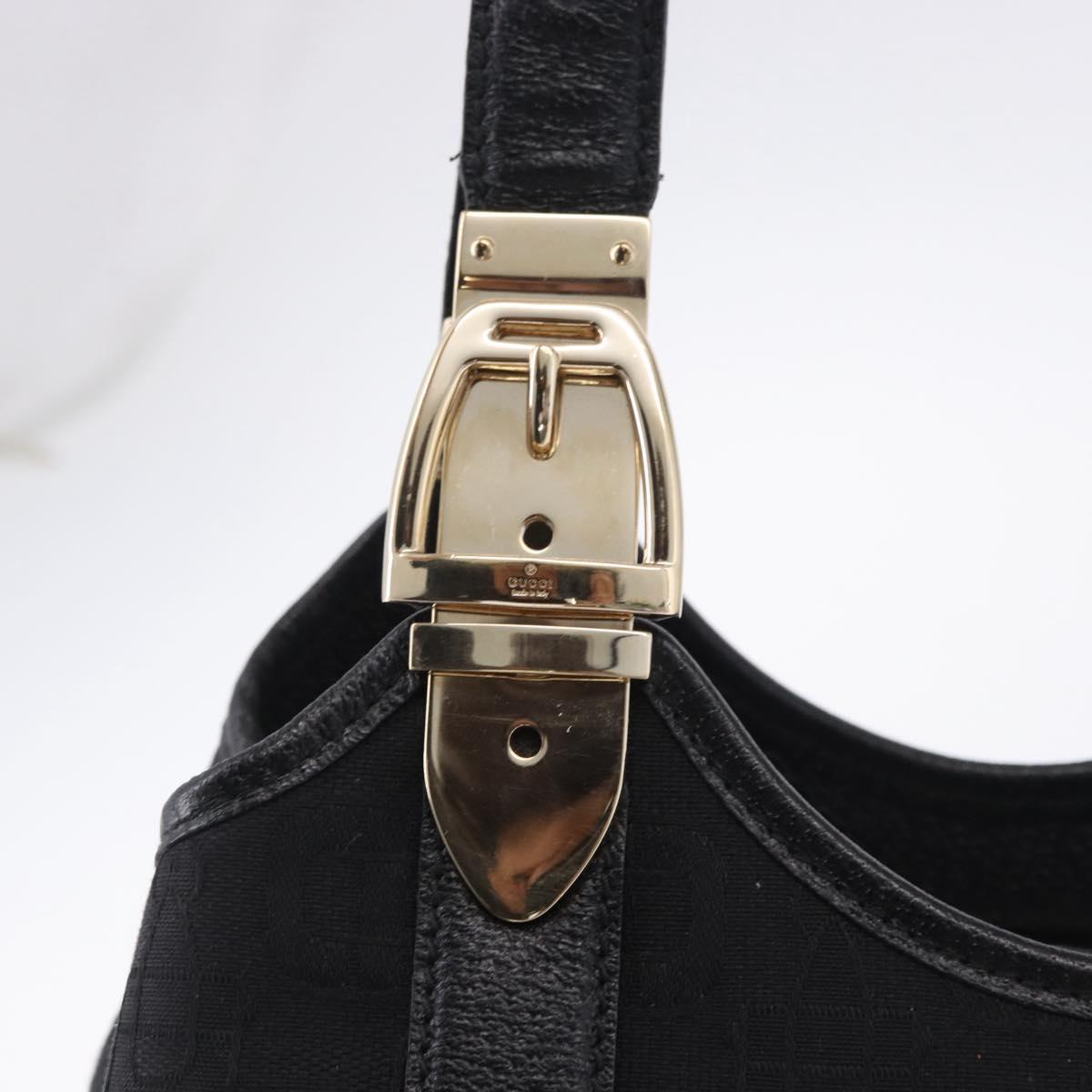 GUCCI Hand Bag Canvas Black Gold 145761 Auth ka5897V - Jerrillo image 10