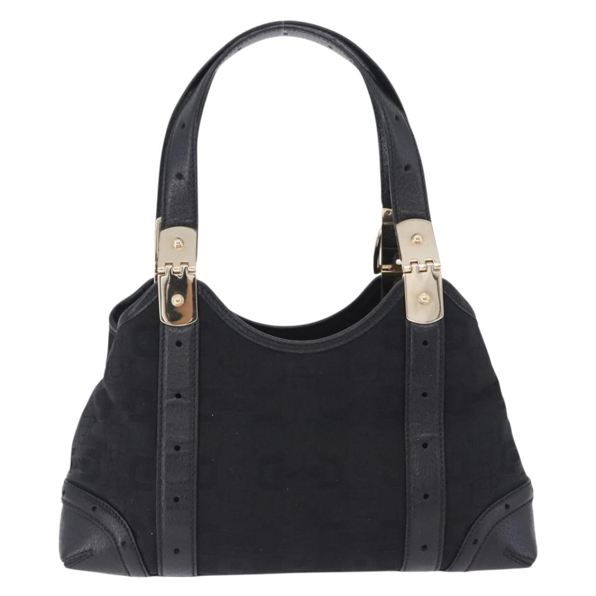 GUCCI Hand Bag Canvas Black Gold 145761 Auth ka5897V - Jerrillo image 2