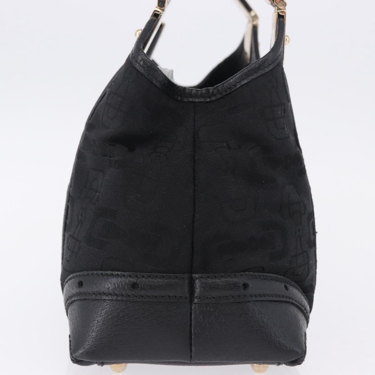 GUCCI Hand Bag Canvas Black Gold 145761 Auth ka5897V - Jerrillo image 3