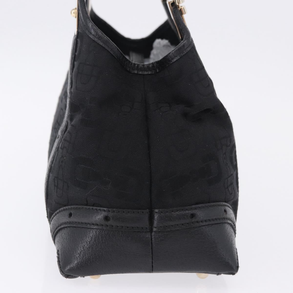GUCCI Hand Bag Canvas Black Gold 145761 Auth ka5897V - Jerrillo image 4