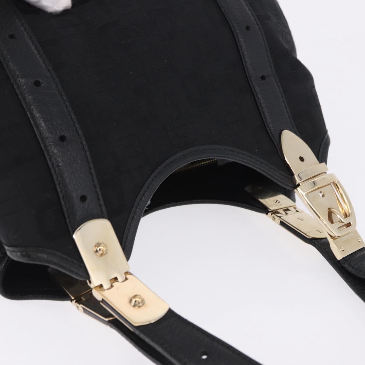 GUCCI Hand Bag Canvas Black Gold 145761 Auth ka5897V - Jerrillo image 6