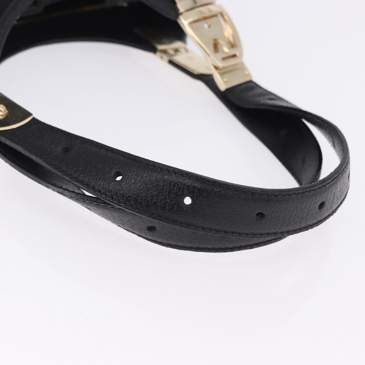 GUCCI Hand Bag Canvas Black Gold 145761 Auth ka5897V - Jerrillo image 7