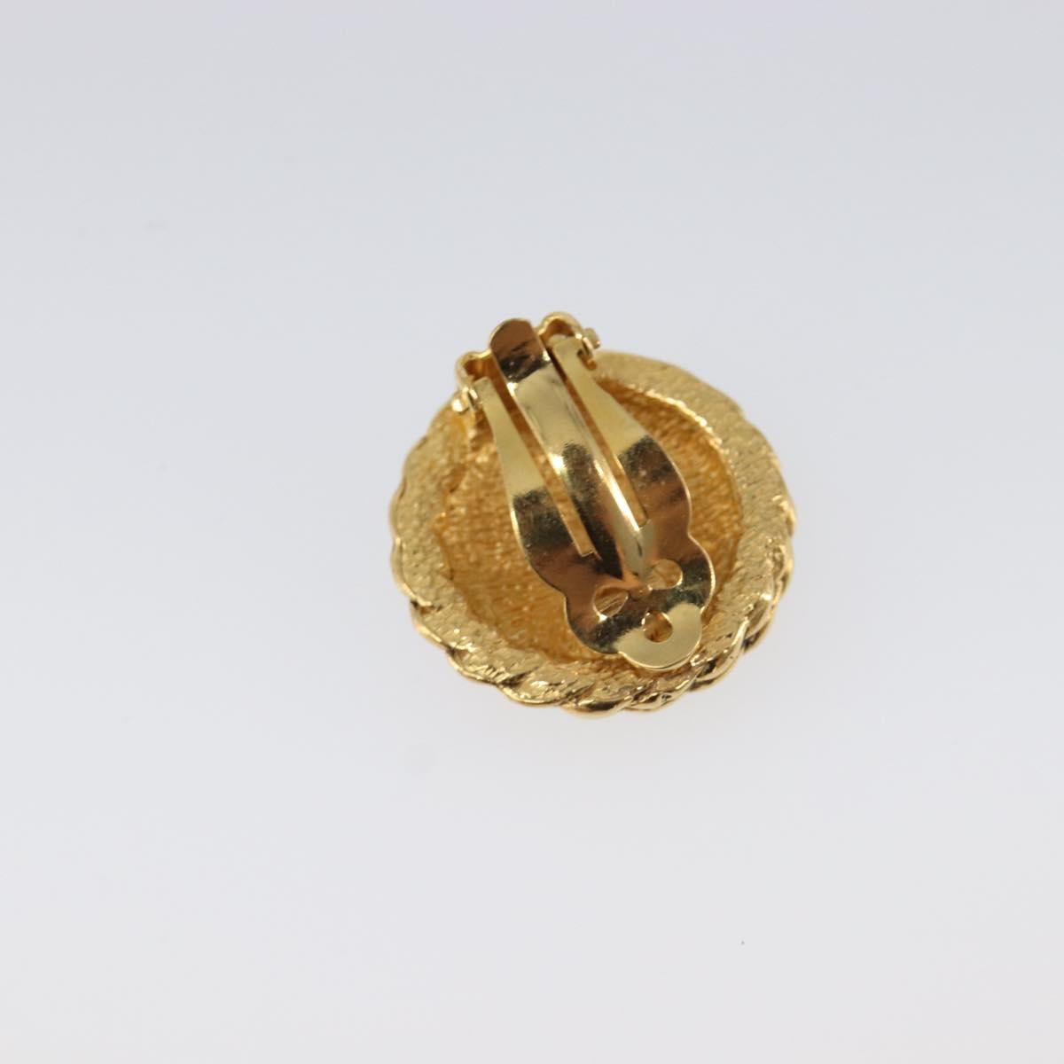 CHANEL Earring metal Gold Tone CC Auth ka6048 - Jerrillo image 3