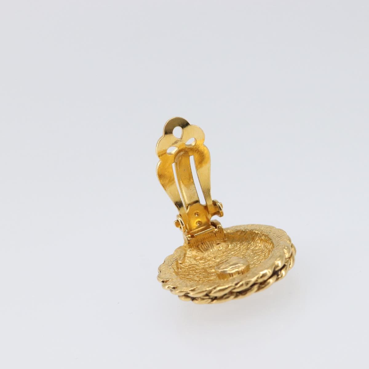 CHANEL Earring metal Gold Tone CC Auth ka6048 - Jerrillo image 4