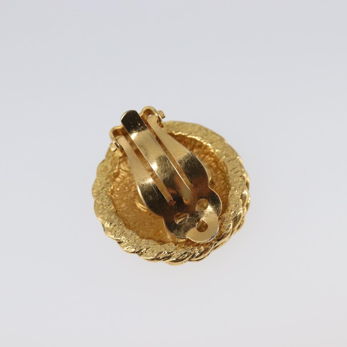 CHANEL Earring metal Gold Tone CC Auth ka6048 - Jerrillo image 7