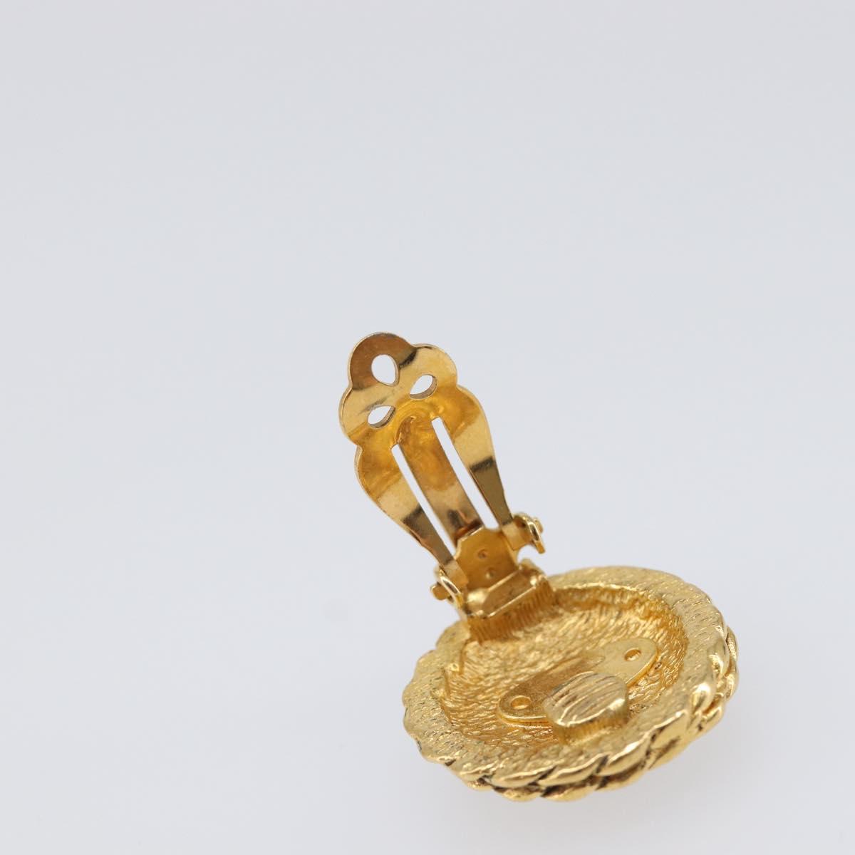 CHANEL Earring metal Gold Tone CC Auth ka6048 - Jerrillo image 8