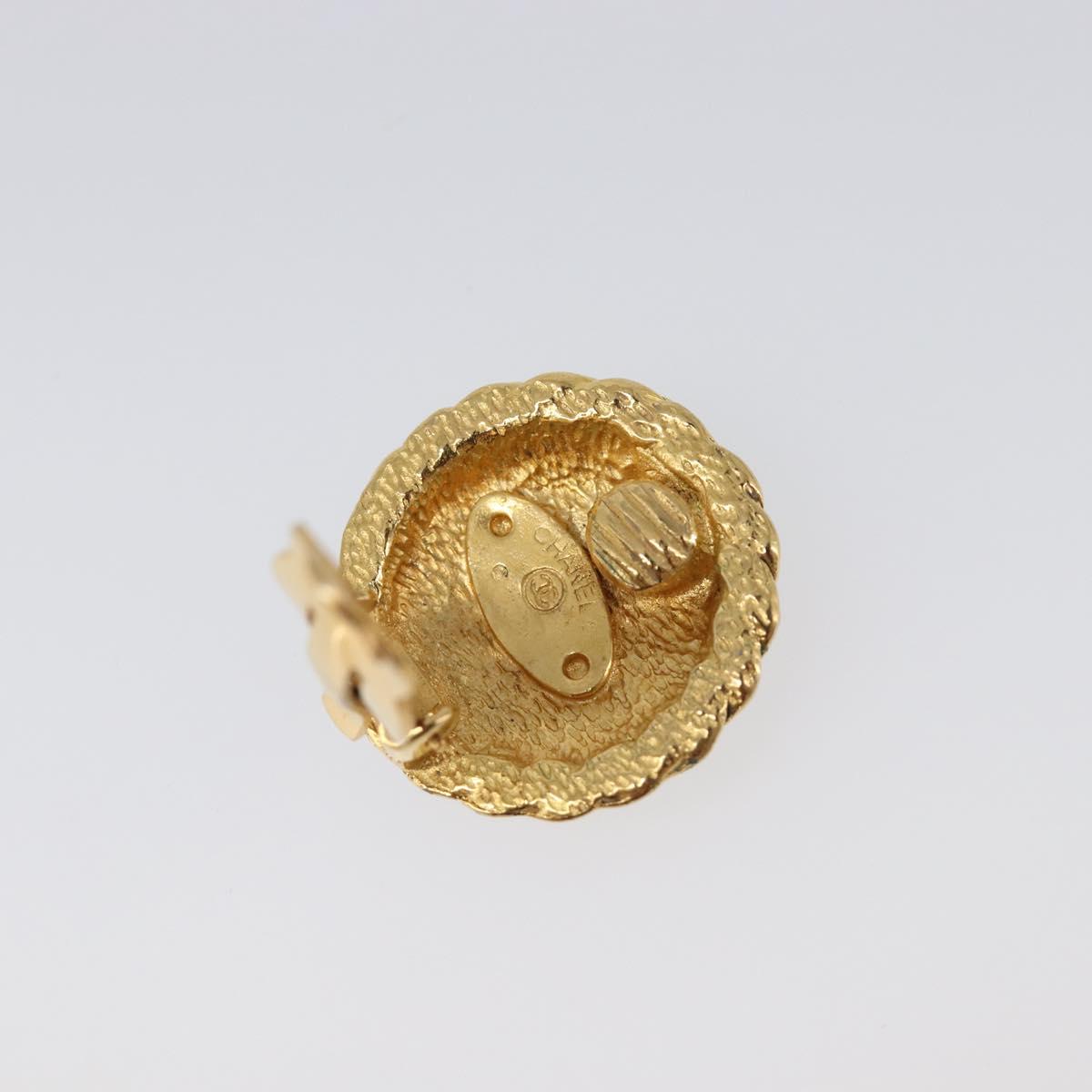 CHANEL Earring metal Gold Tone CC Auth ka6048 - Jerrillo image 9