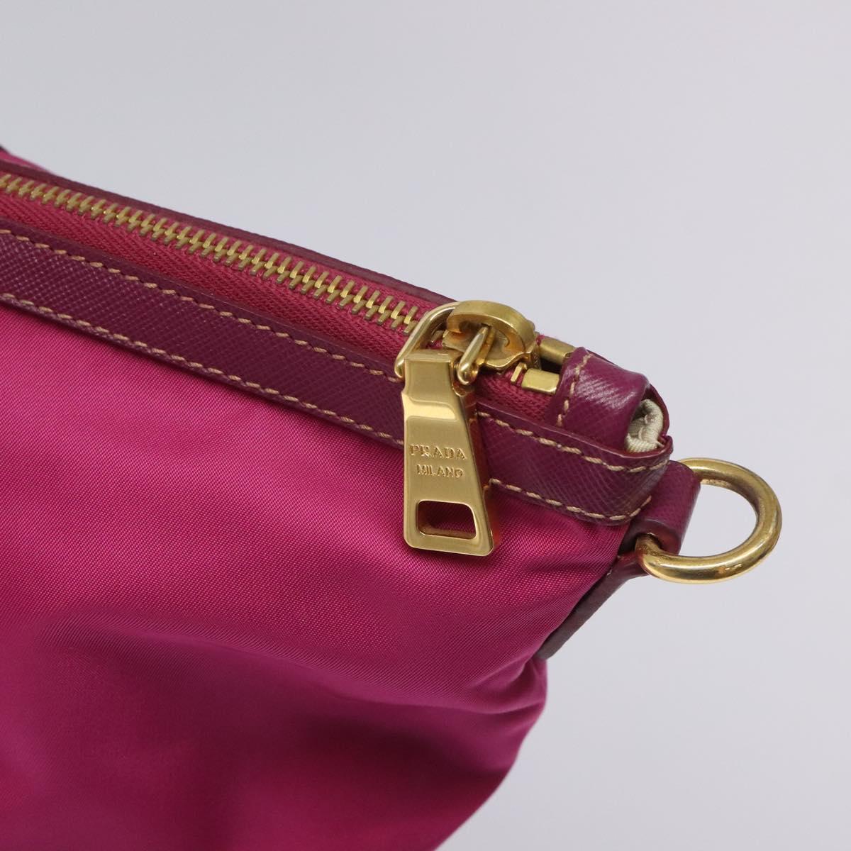 PRADA Tote Bag Nylon 2way Pink Gold Auth ki5497V - Jerrillo image 9