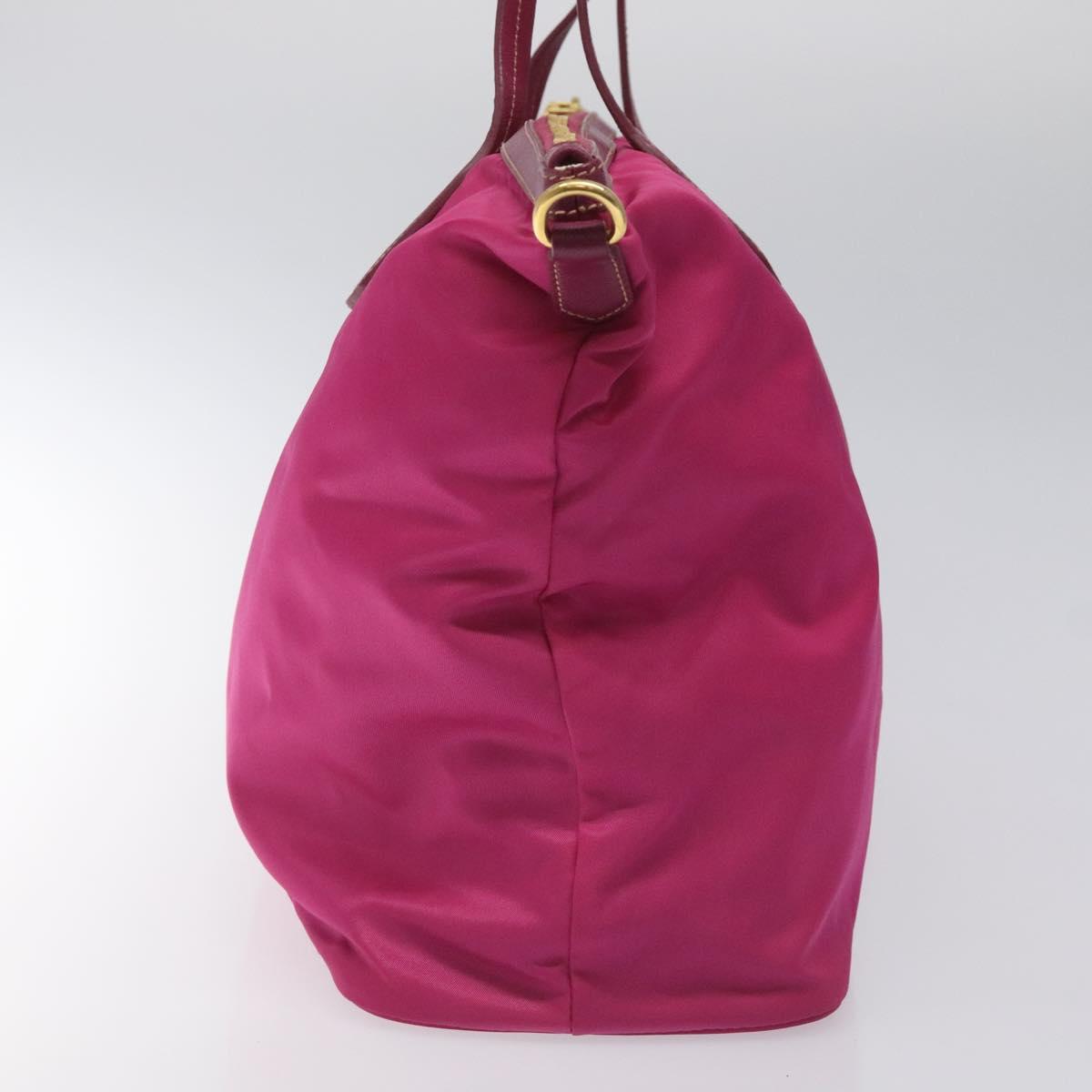 PRADA Tote Bag Nylon 2way Pink Gold Auth ki5497V - Jerrillo image 3