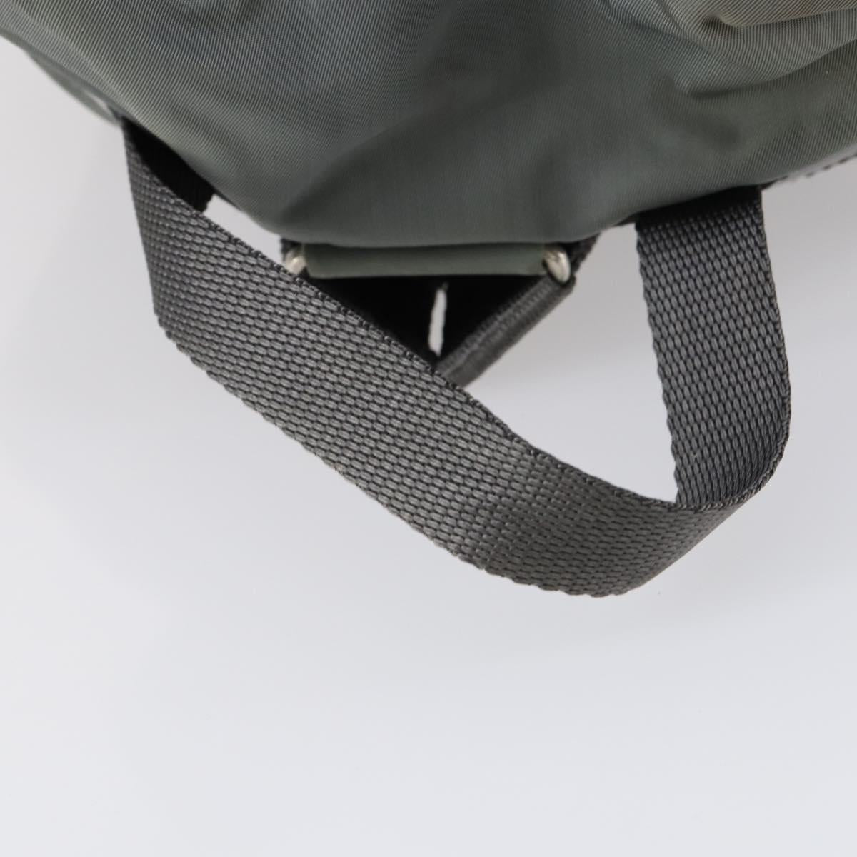 PRADA Backpack Nylon Gray Silver Auth kk572 - Jerrillo image 7