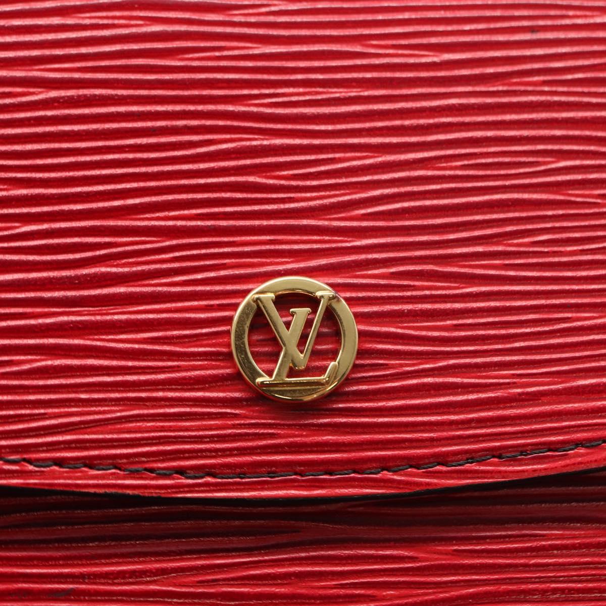 LOUIS VUITTON Epi Montaigne 27 Clutch Bag Red M52657 LV Auth 157734 - Jerrillo image 8