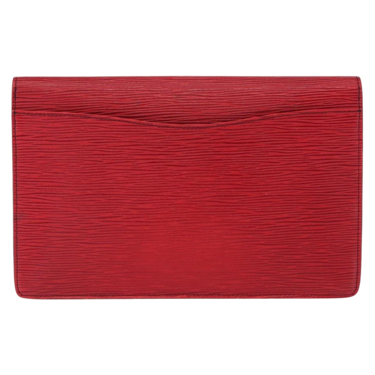 LOUIS VUITTON Epi Montaigne 27 Clutch Bag Red M52657 LV Auth 157734 - Jerrillo image 2