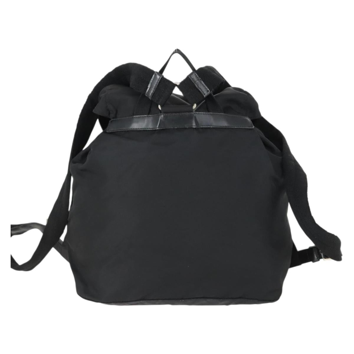 PRADA Backpack Nylon Black Silver Auth 171402 - Jerrillo image 2