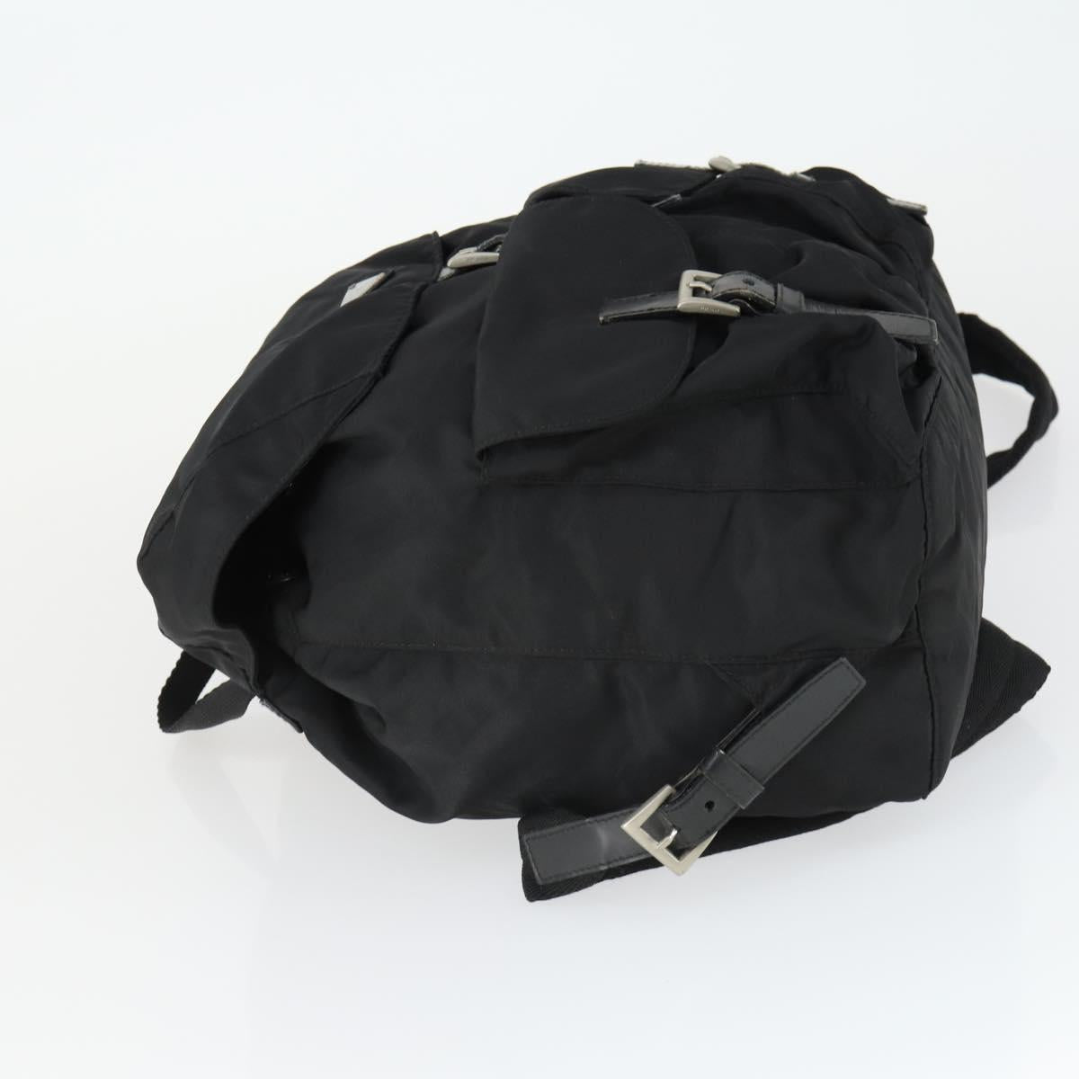 PRADA Backpack Nylon Black Silver Auth 171402 - Jerrillo image 4