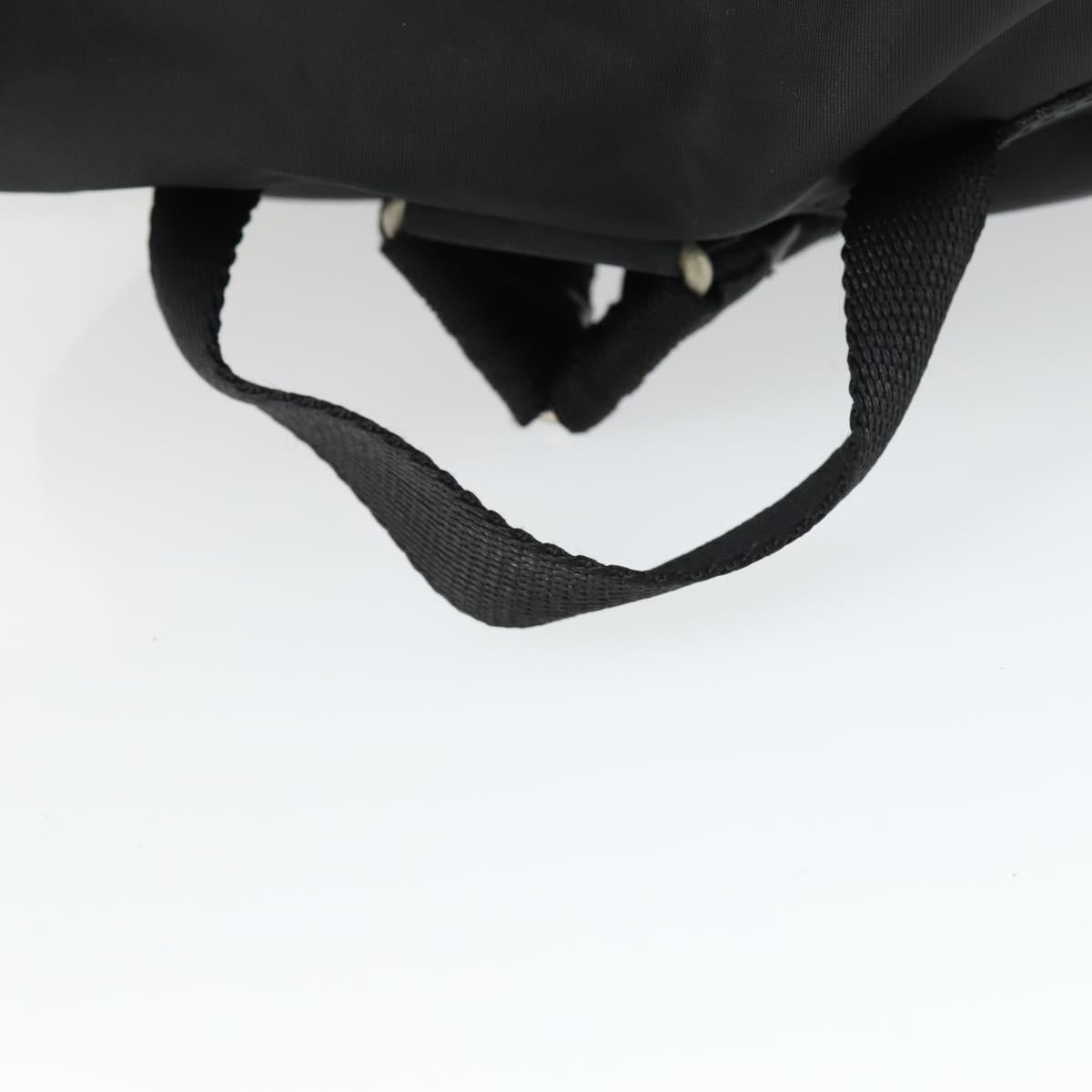 PRADA Backpack Nylon Black Silver Auth 171402 - Jerrillo image 7