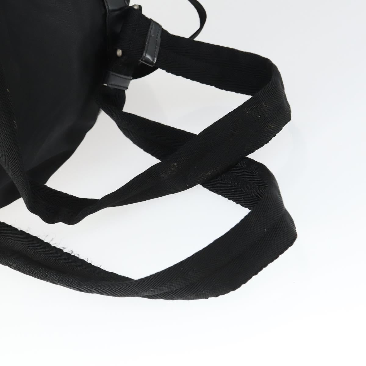 PRADA Backpack Nylon Black Silver Auth 171402 - Jerrillo image 8