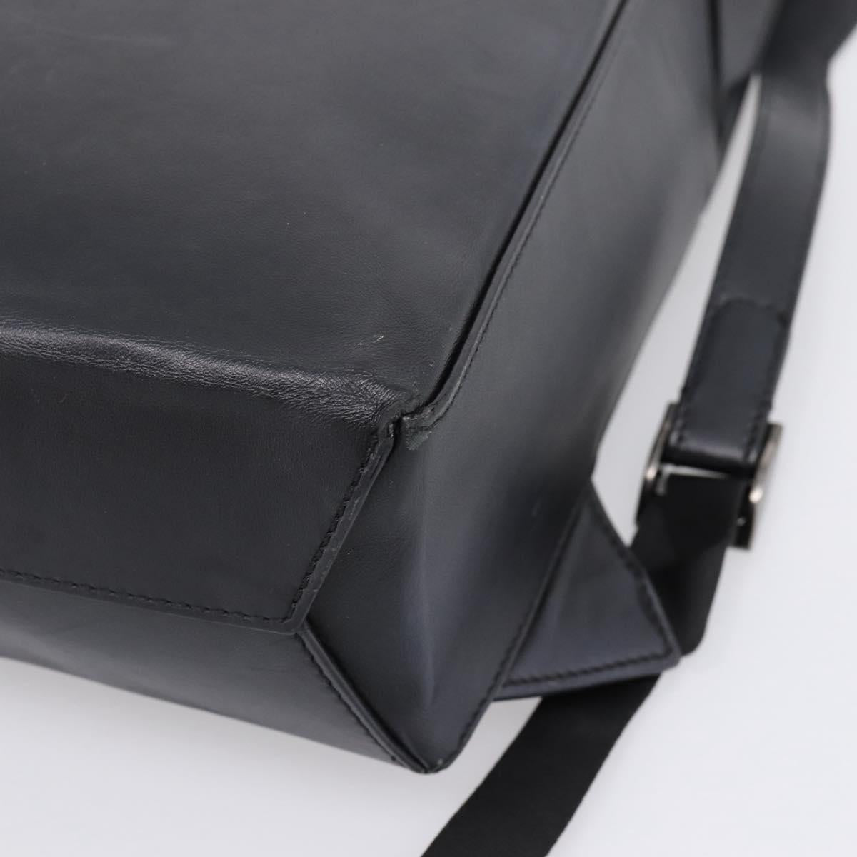 FENDI Backpack Leather Black Silver Auth 174752 - Jerrillo image 10