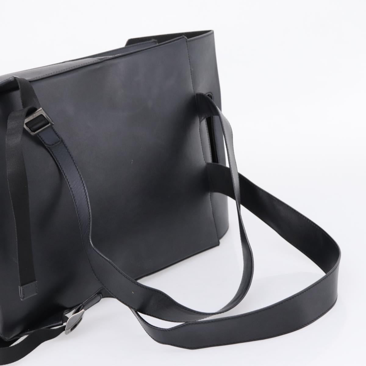 FENDI Backpack Leather Black Silver Auth 174752 - Jerrillo image 7