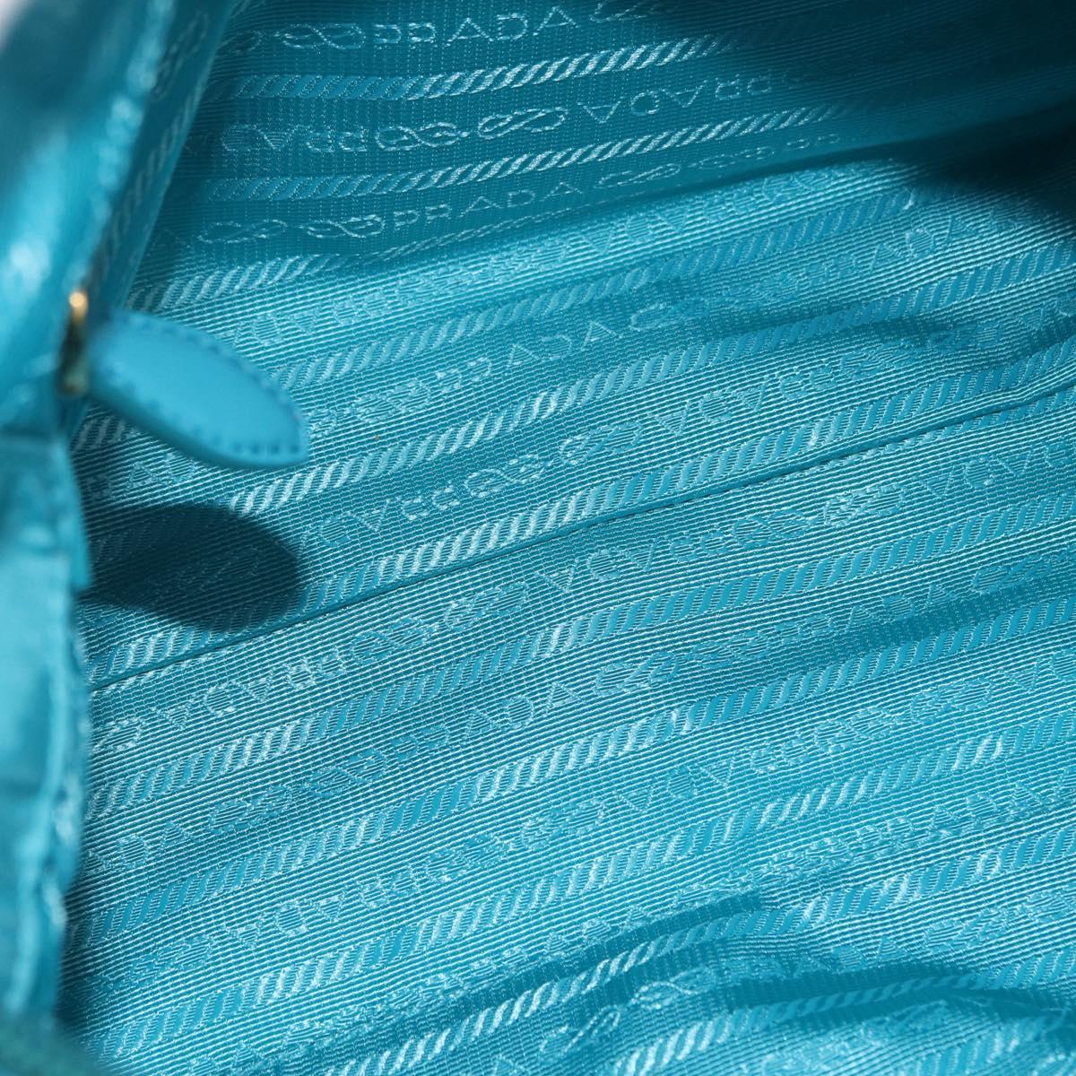 PRADA Hand Bag 2way Green Gold Auth 202518A - Jerrillo image 10