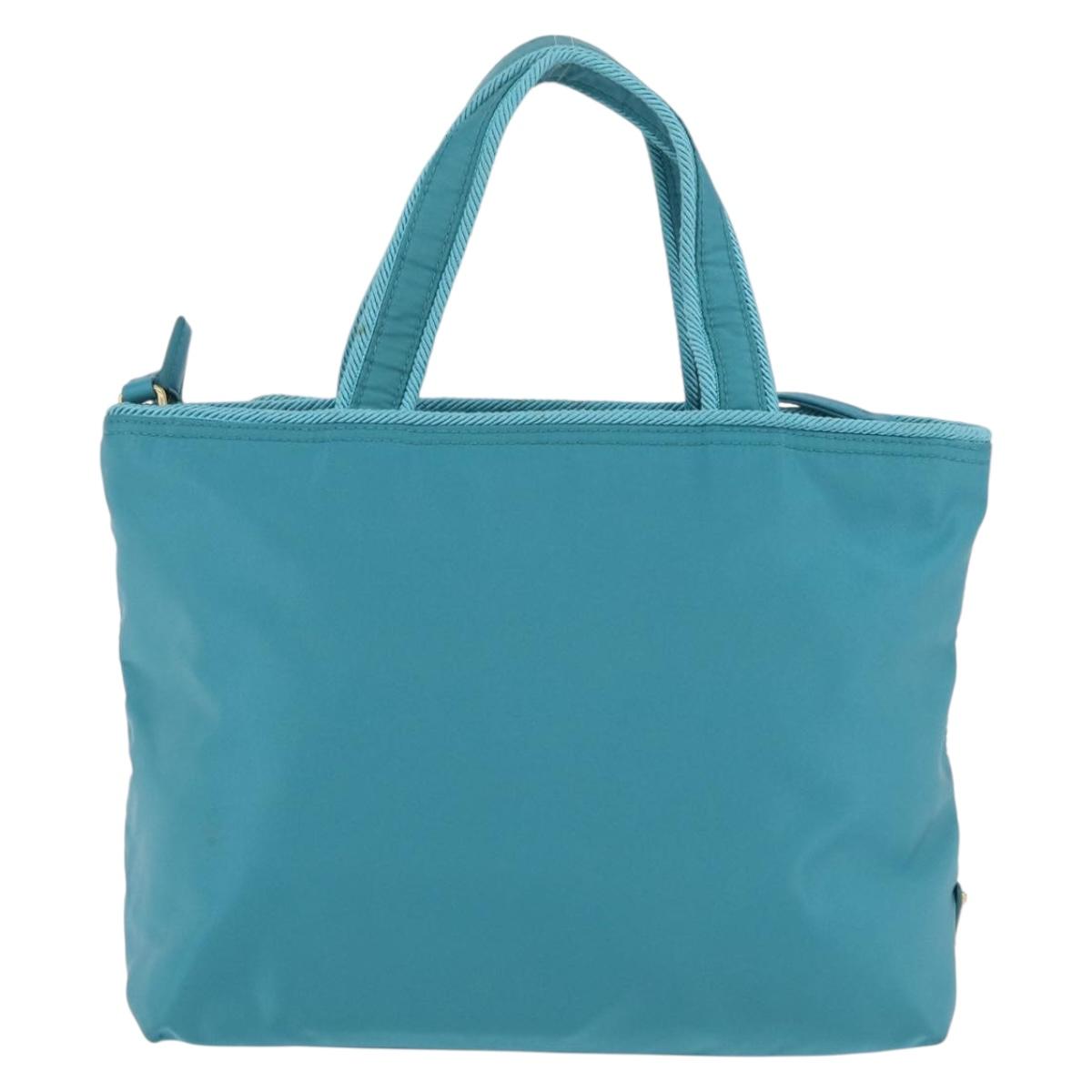 PRADA Hand Bag 2way Green Gold Auth 202518A - Jerrillo image 3