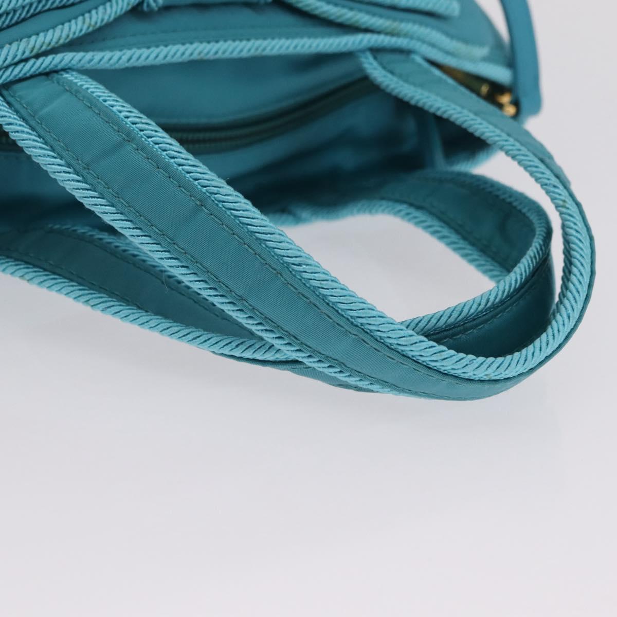 PRADA Hand Bag 2way Green Gold Auth 202518A - Jerrillo image 8