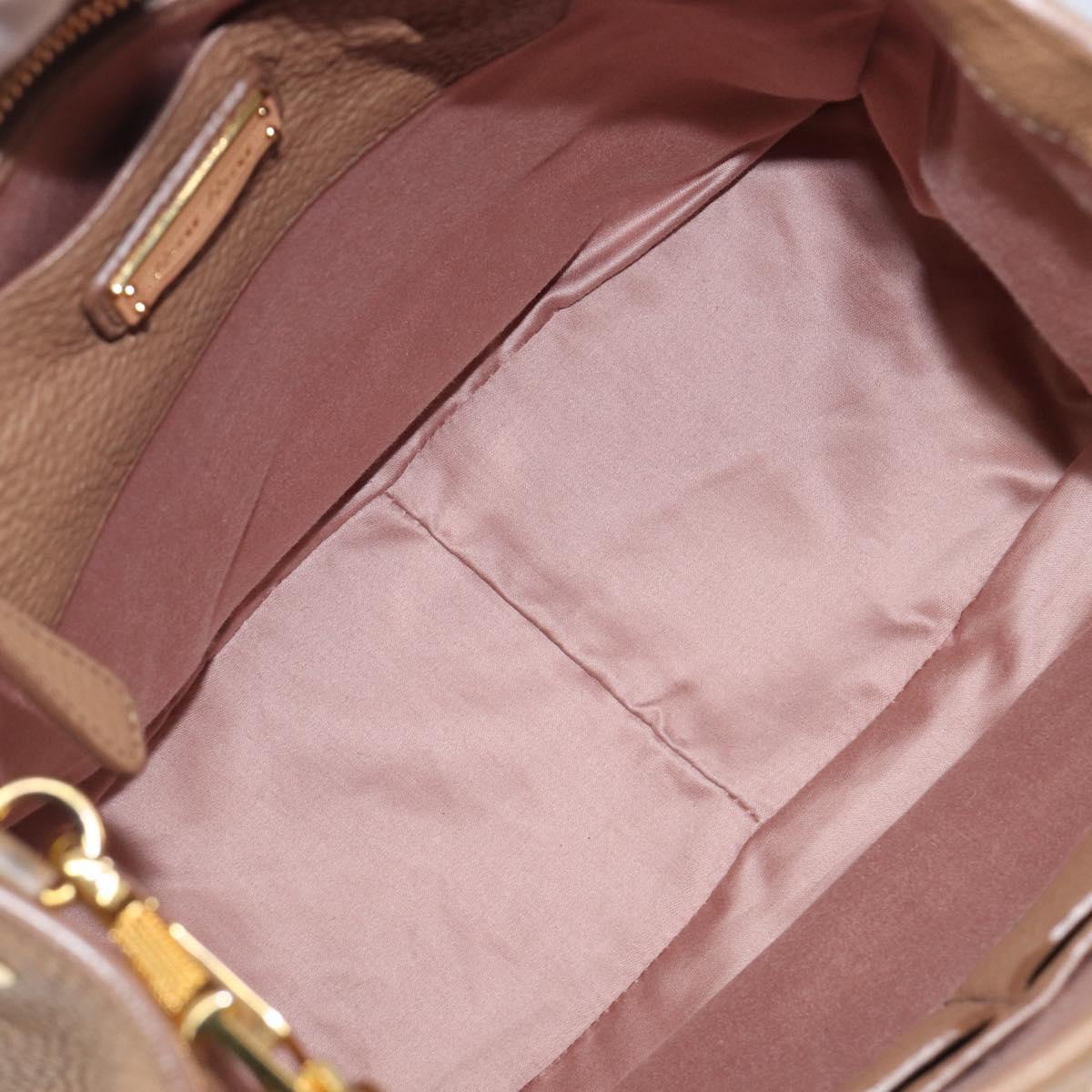 Miu Miu Hand Bag Leather 2way Beige Gold Auth 204057V - Jerrillo image 10