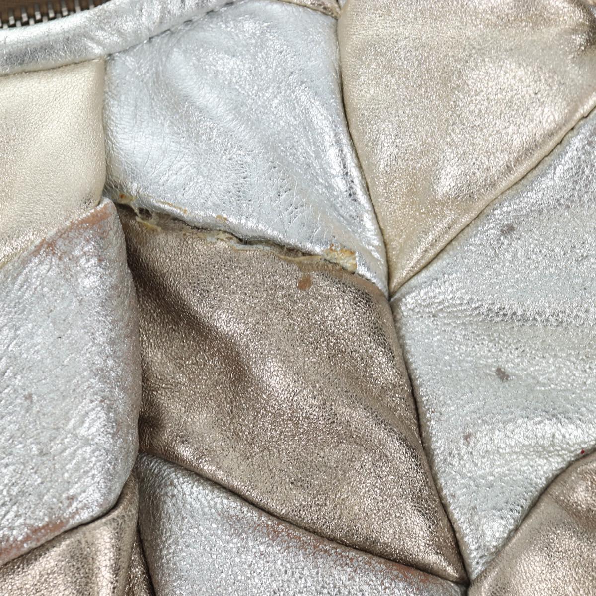 Miu Miu Hand Bag Leather 2way Silver Auth 204825A - Jerrillo image 4