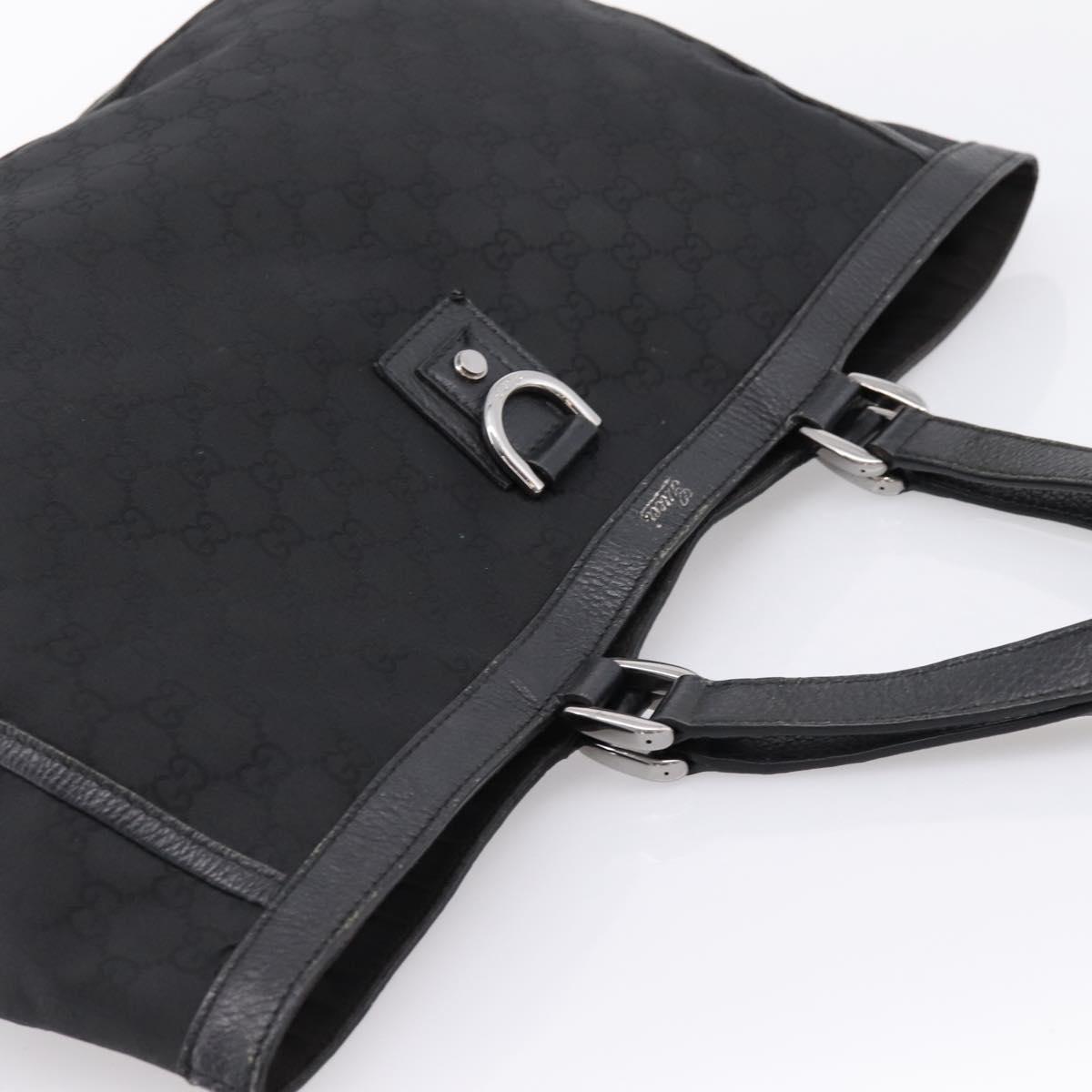 GUCCI GG Canvas Abbey Tote Bag Black Silver 293580 Auth 204921 - Jerrillo image 6