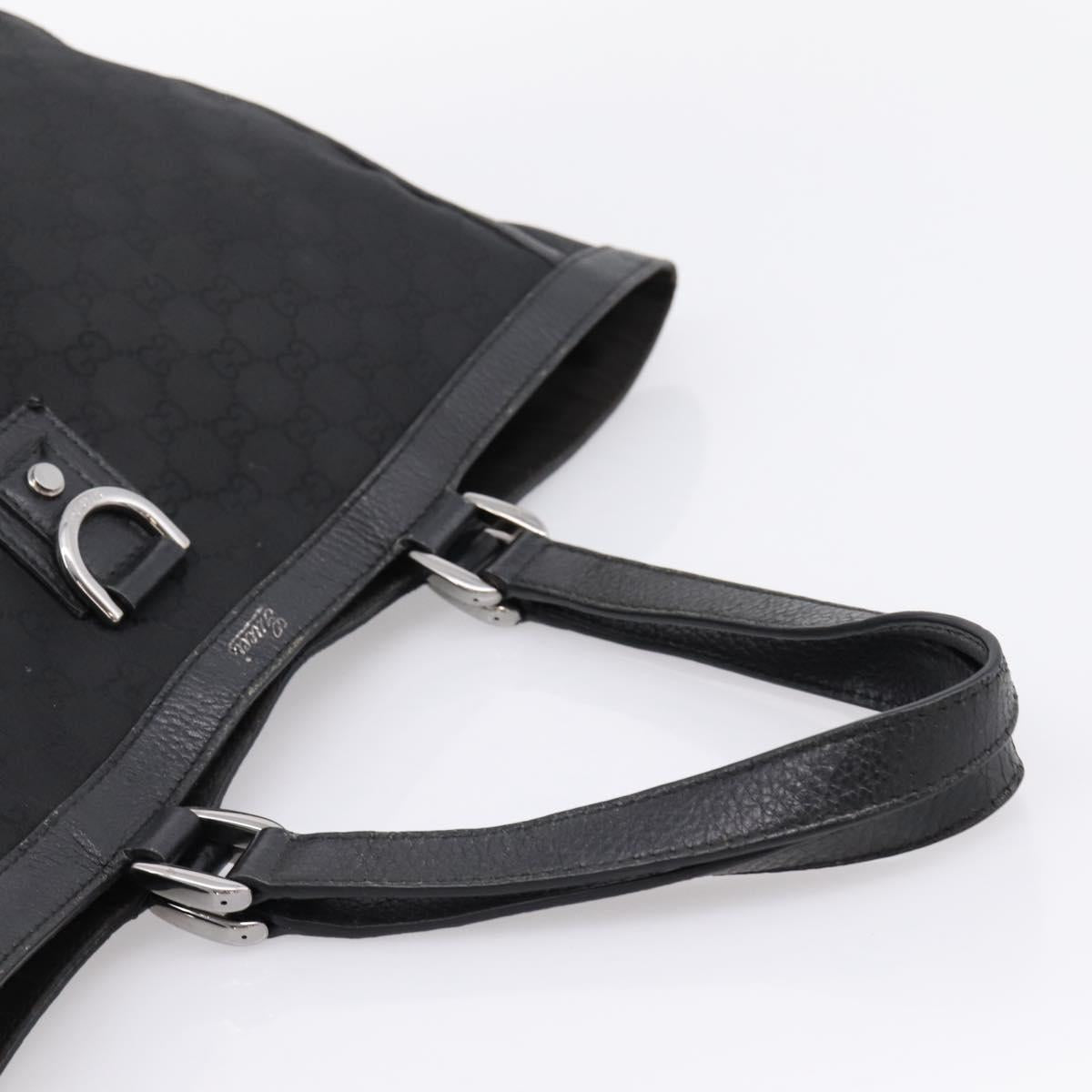 GUCCI GG Canvas Abbey Tote Bag Black Silver 293580 Auth 204921 - Jerrillo image 7
