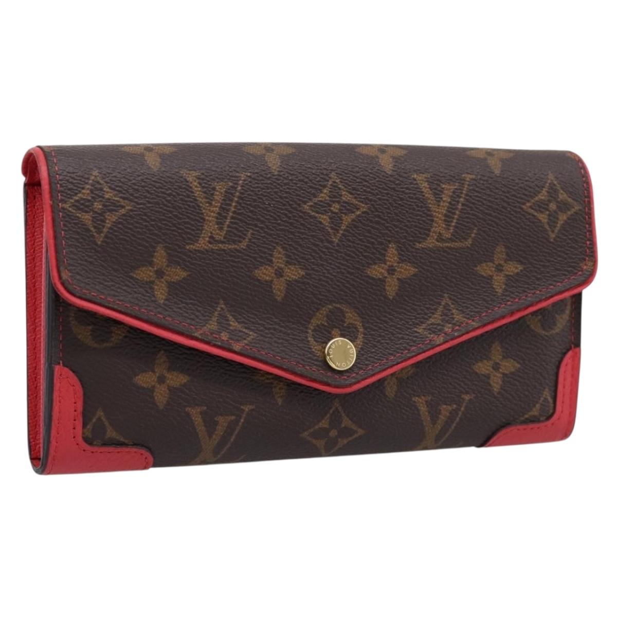 LOUIS VUITTON Monogram Portefeiulle Sarah Retiro Poppy Petal M41951 Auth 205201M - Jerrillo