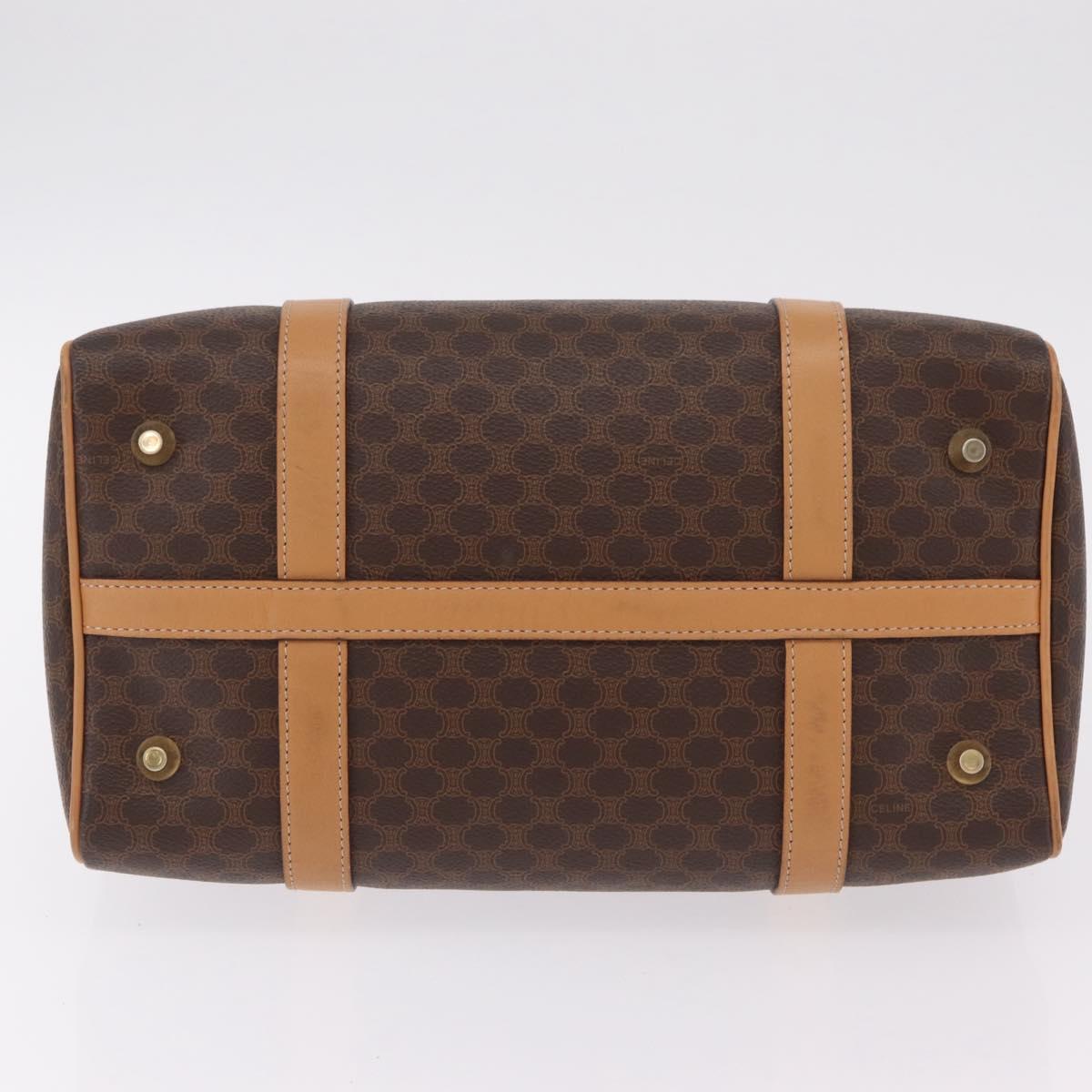 CELINE Macadam Canvas Hand Bag PVC Leather Brown Gold Auth 205250V - Jerrillo image 5