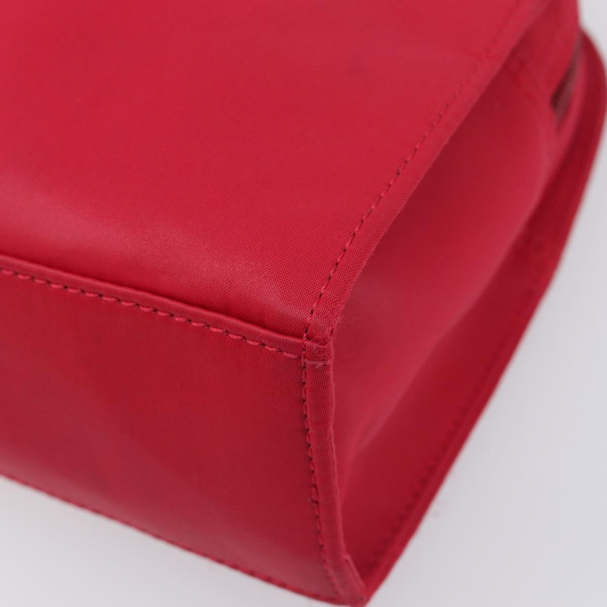Saint Laurent Hand Bag Nylon Red Auth 205355 - Jerrillo image 10