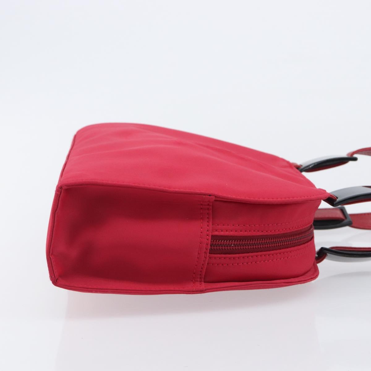 Saint Laurent Hand Bag Nylon Red Auth 205355 - Jerrillo image 4