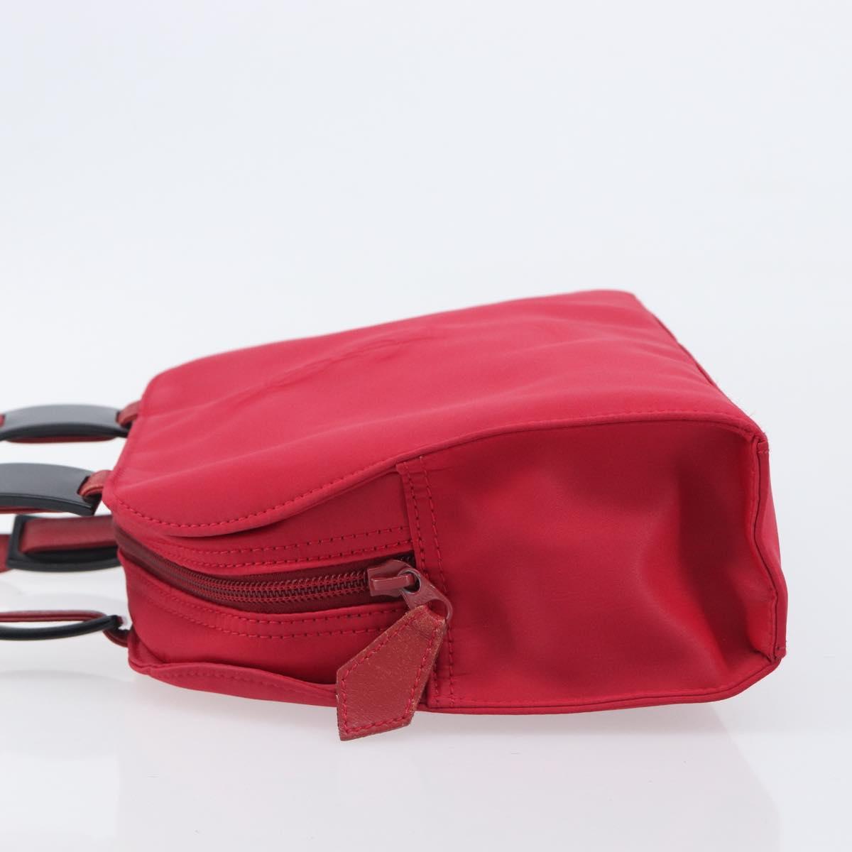 Saint Laurent Hand Bag Nylon Red Auth 205355 - Jerrillo image 5