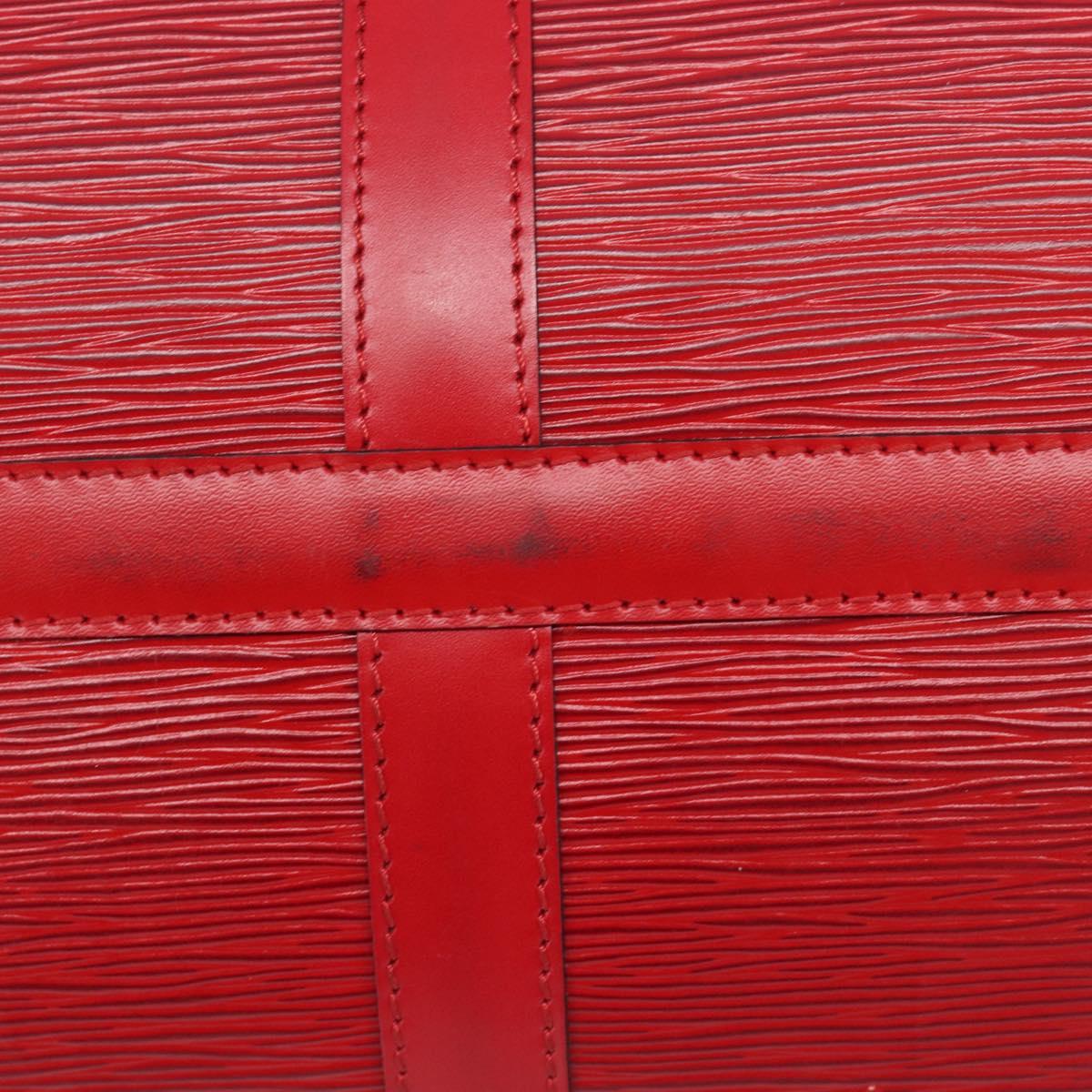 LOUIS VUITTON Epi Keepall 50 Boston Bag Red M42967 LV Auth 205802A - Jerrillo image 6