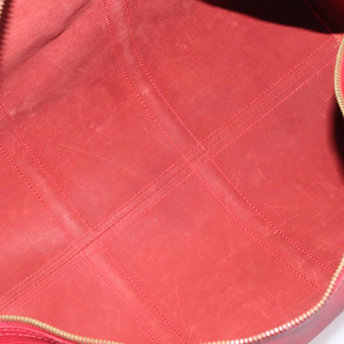 LOUIS VUITTON Epi Keepall 50 Boston Bag Red M42967 LV Auth 205802A - Jerrillo image 10