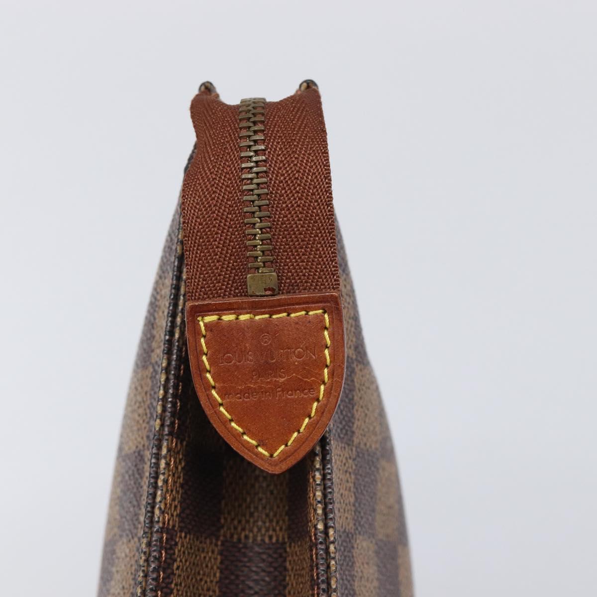 LOUIS VUITTON Damier Ebene Poche Toilette 26 Pouch N47543 LV Auth 205944A - Jerrillo image 8