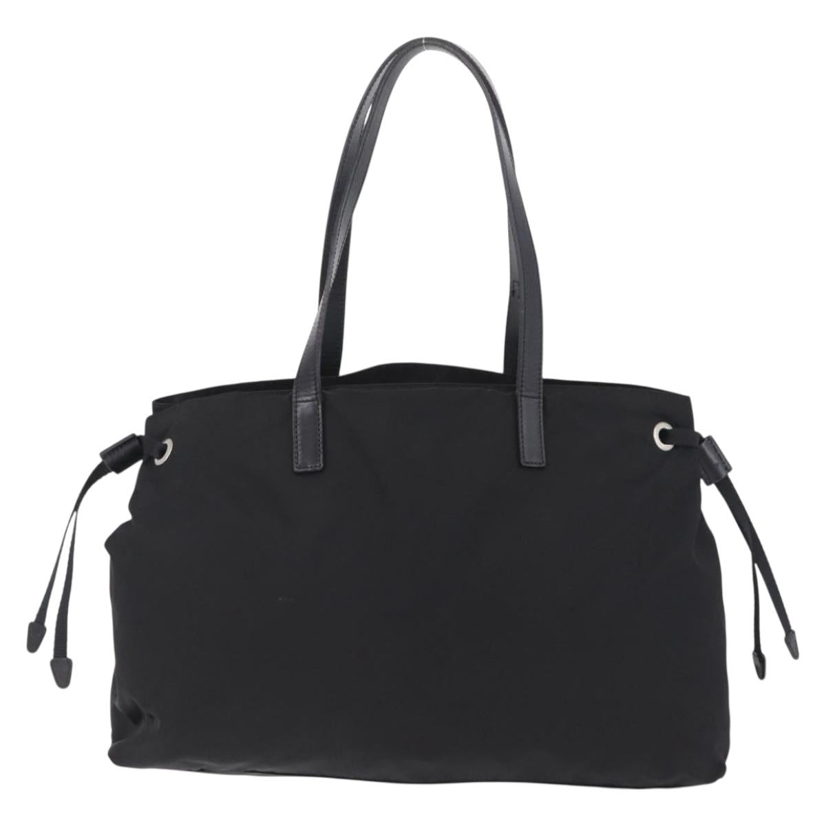 PRADA Tote Bag Nylon Black Silver Auth 206115V - Jerrillo image 2
