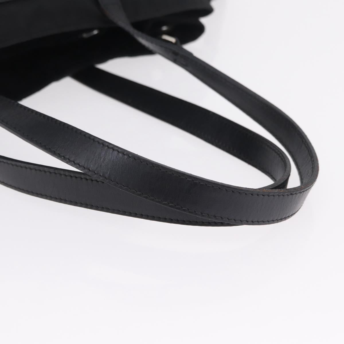 PRADA Tote Bag Nylon Black Silver Auth 206115V - Jerrillo image 7