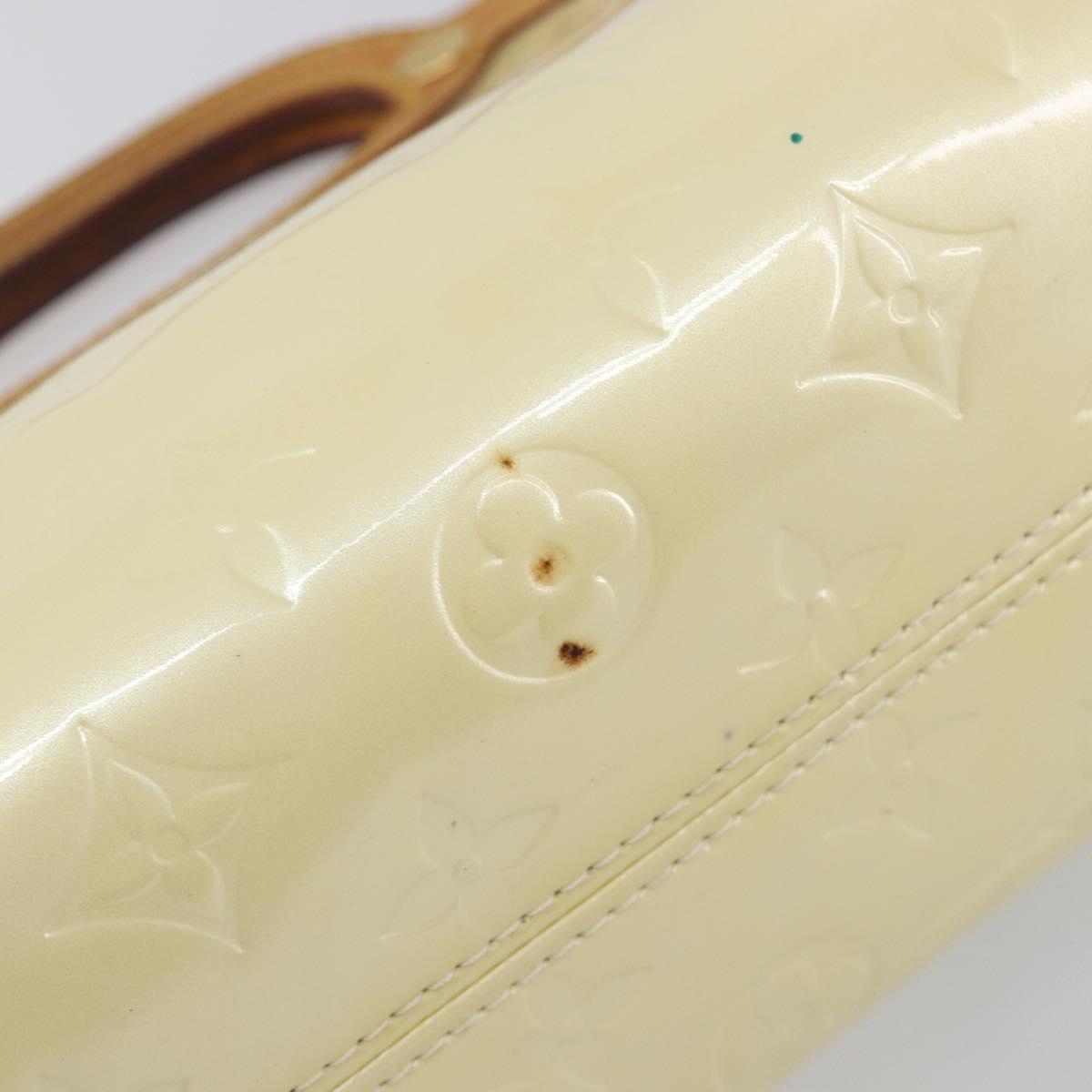 LOUIS VUITTON Monogram Vernis Roxbury Drive Hand Bag Perle M91374 LV Auth 206602 - Jerrillo image 9